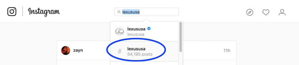 instagram posts on hashtags