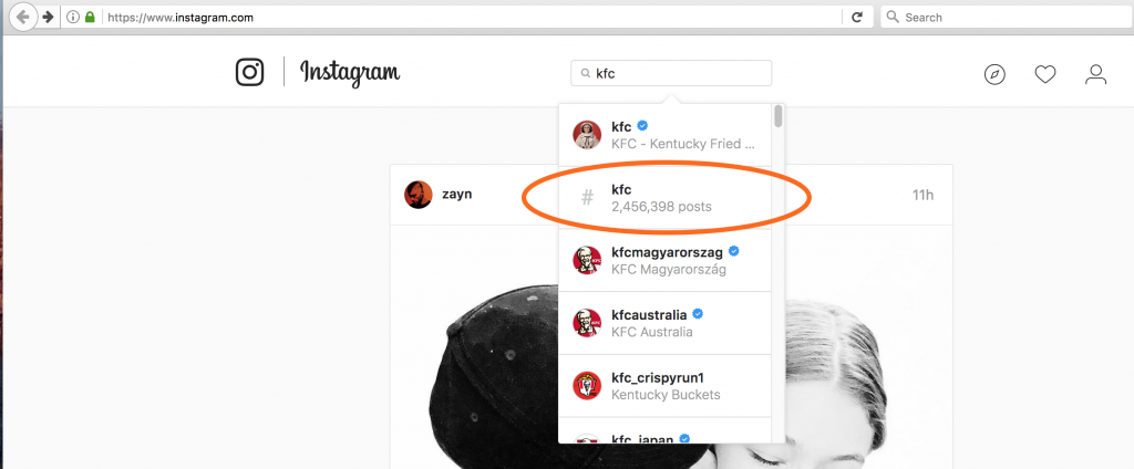 Instagram Search and Hashtags